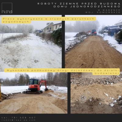 roboty ziemne - Warzno